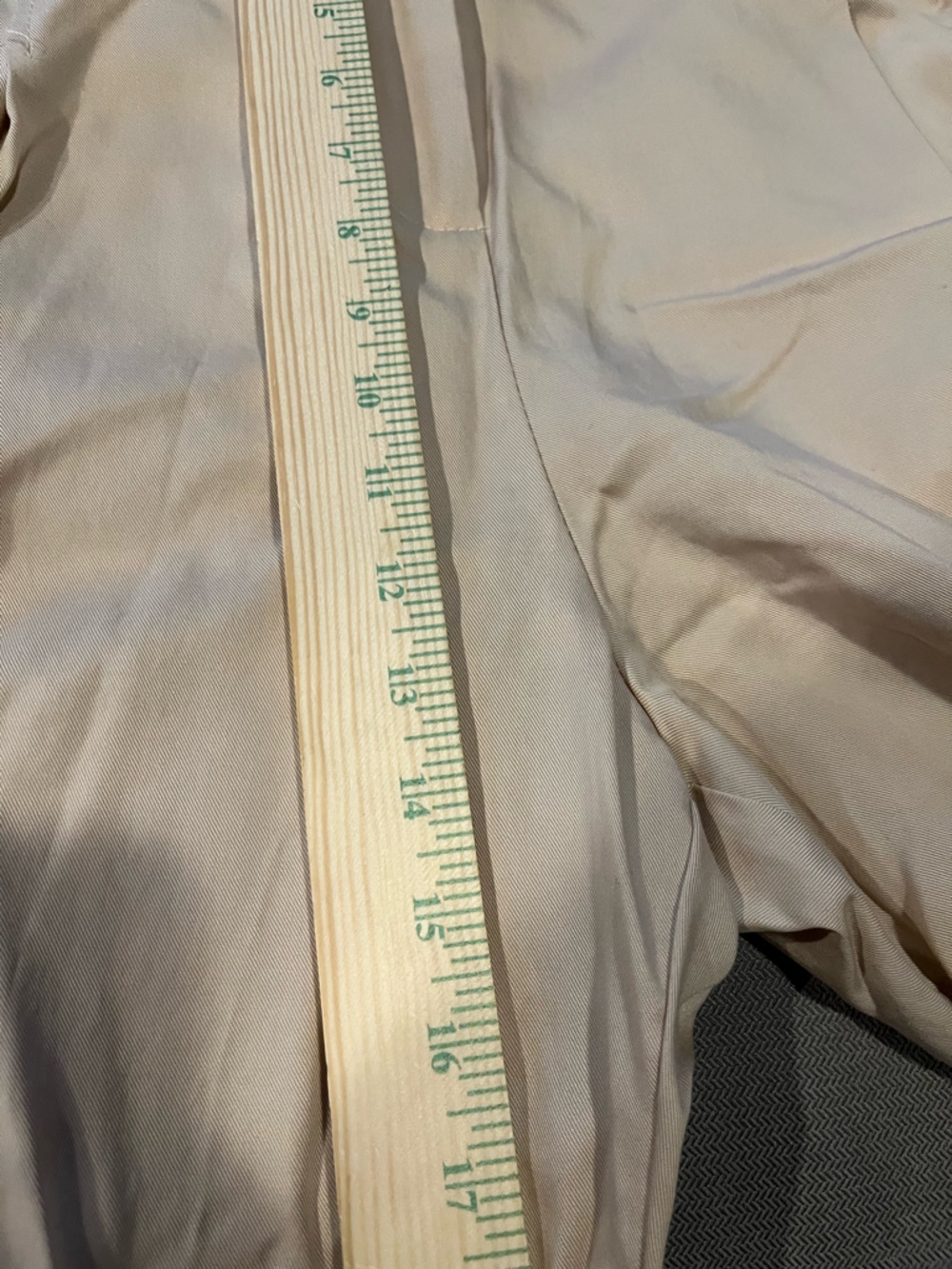 AMADI BY ANTHROPOLOGIE Beige High-Waist Pleated Trousers Size: XL NWT - Picture 8 of 12